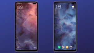 MIUI 12 dynamic nebula live wallapaper