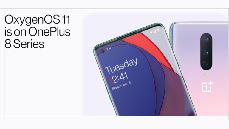 OxygenOS 11 update OnePlus 8