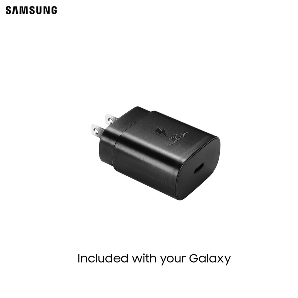 Samsung charger included