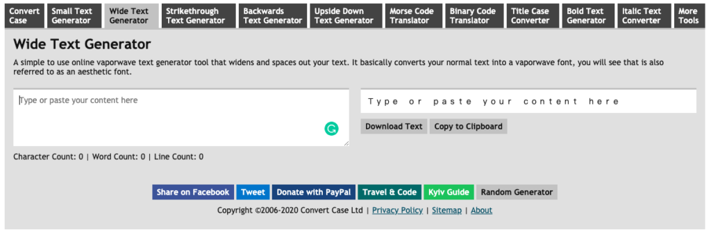 Title case clearance converter