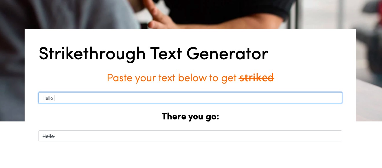 wix strikethrough text