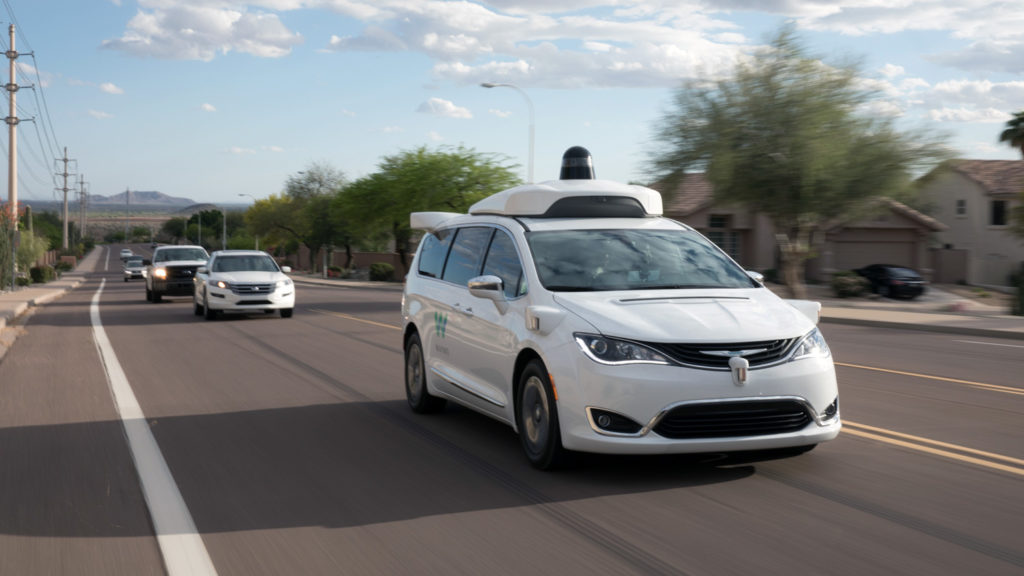 Waymo driverless taxi