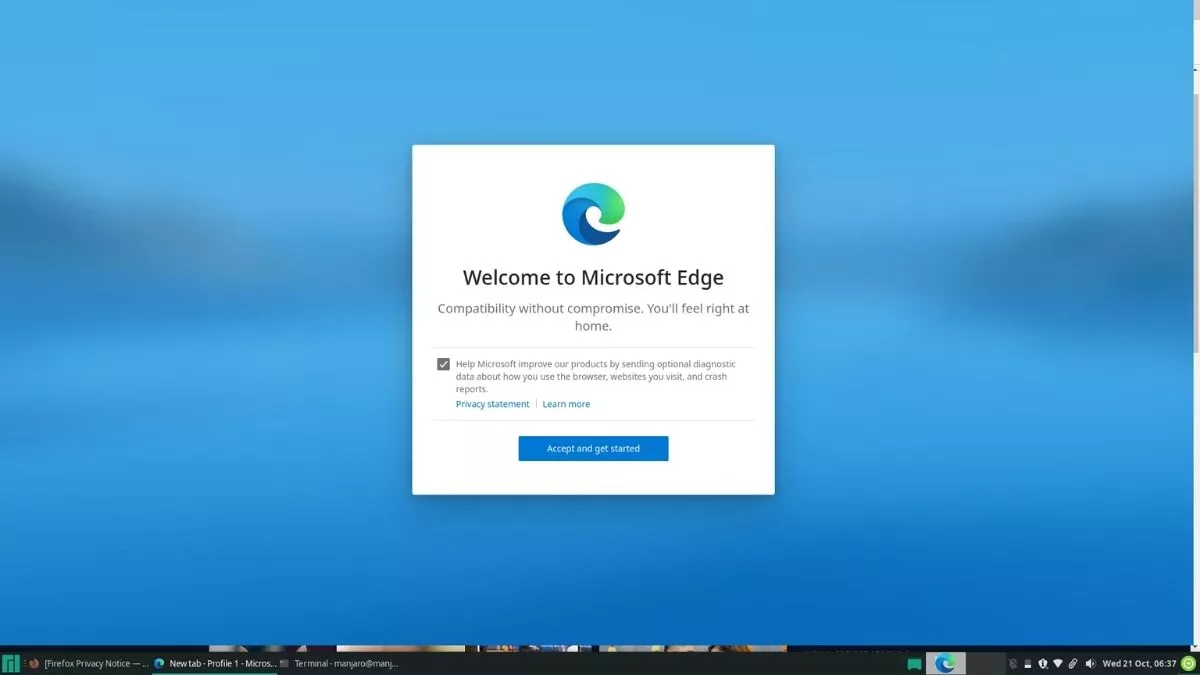Welcome to Edge- install edge chromium on Arch