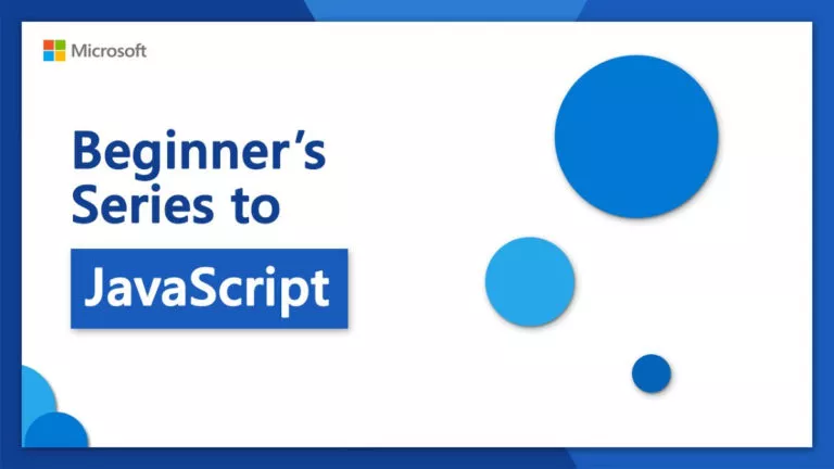 Microsoft Is Offering Free JavaScript Tutorial For Beginners On YouTube