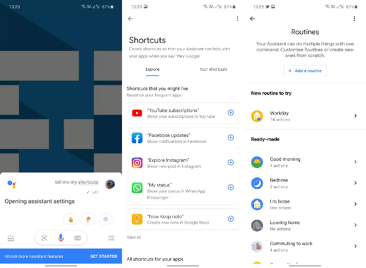 Google Assistant gets new shortcuts feature