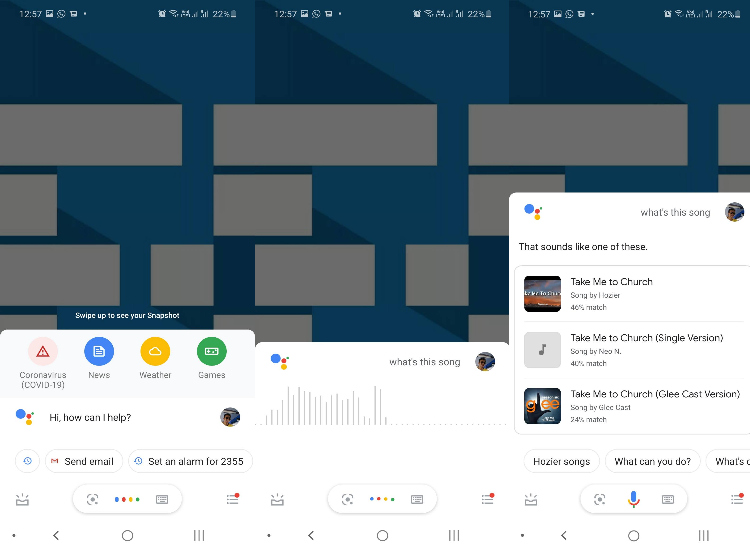 Google Hum to search on Google Assistant