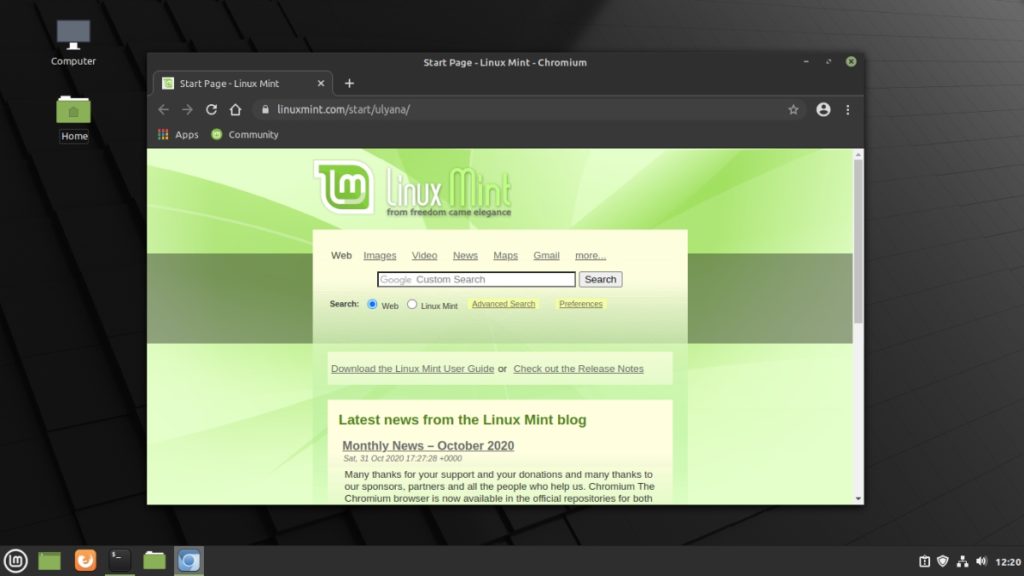 chrome on linux