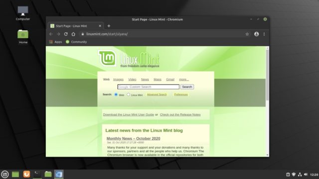 chrome linux mint