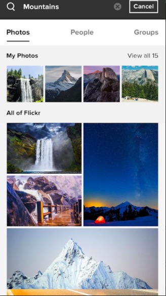 Flickr photo backup app