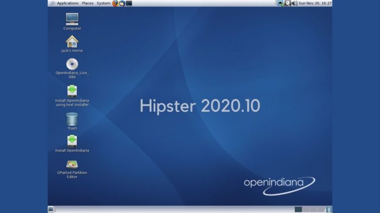 OpenIndiana Hipster 2020.10