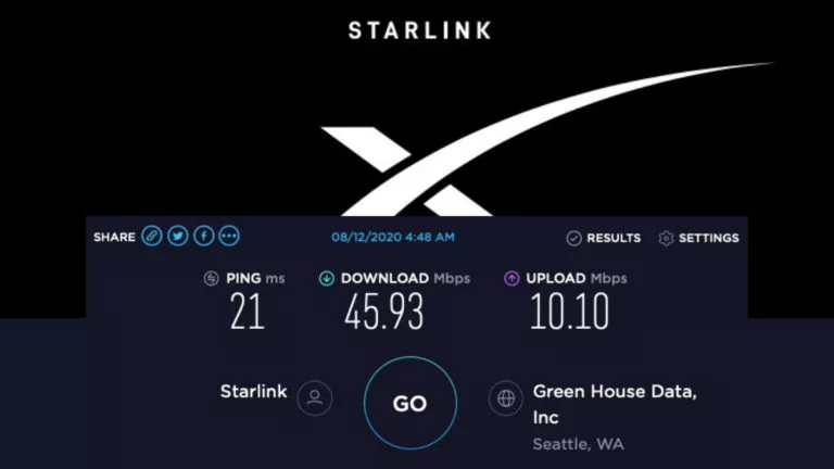 Starlink Satellites Public beta results