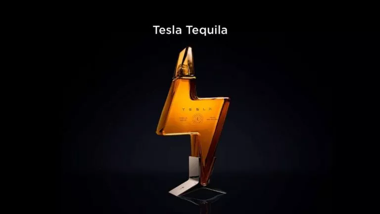 Tesla Tequila Bottle