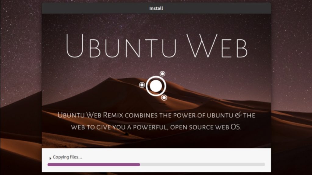 Ubuntu Web Remix 20.04.1