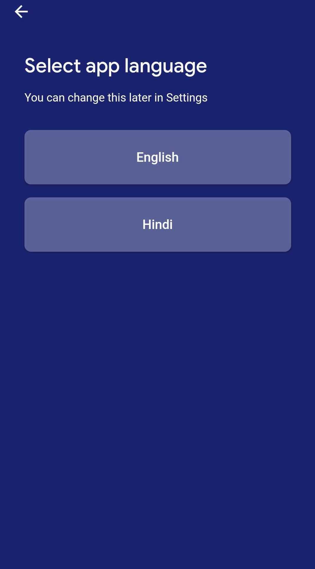 google task mate app language