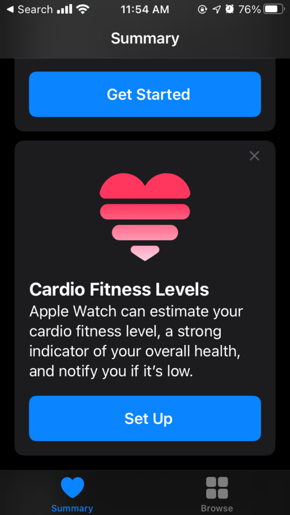 How To Setup Apple Watch Cardio Fitness Notifications (VO2 Max)?