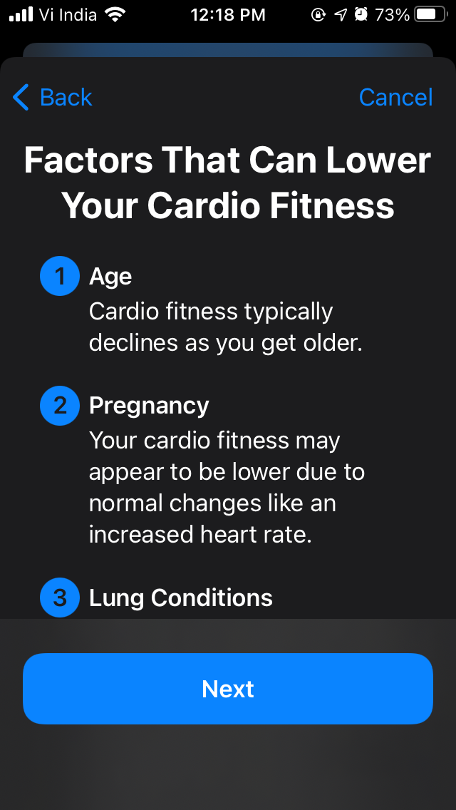 Apple Watch Cardio Fitness Levels Enable 4