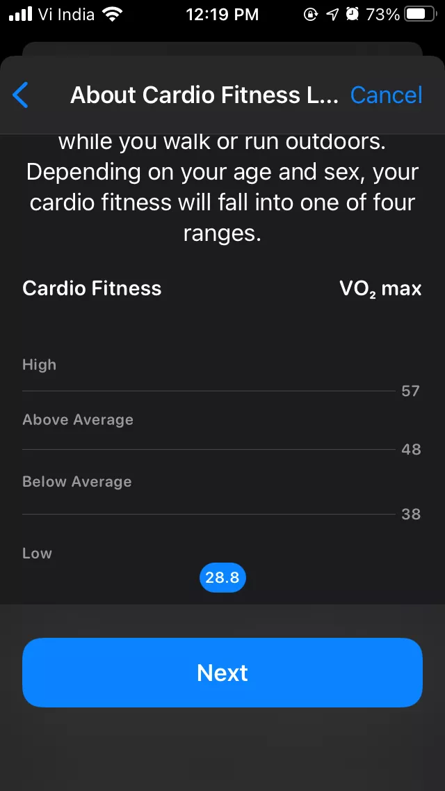 Apple Watch Cardio Fitness Levels Enable 5