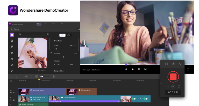 Wondershare DemoCreator Makes Screen Recording & Video Editing Easy