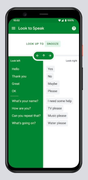 Google Look to speak
