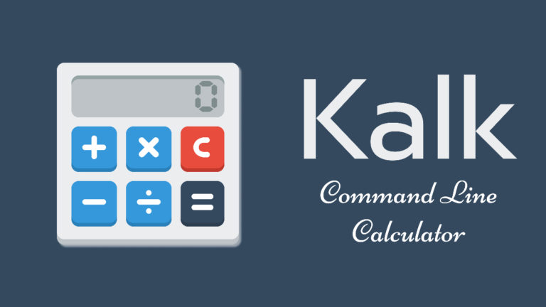 Kalk Is A New Powerful Open Source CLI Calculator App For Developers