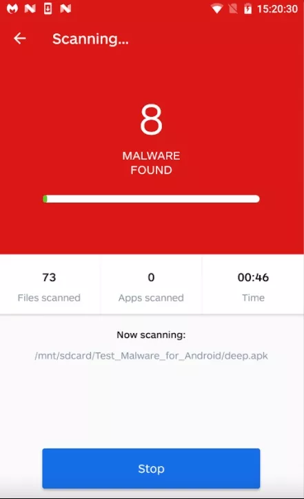 Malwarebytes antivirus app