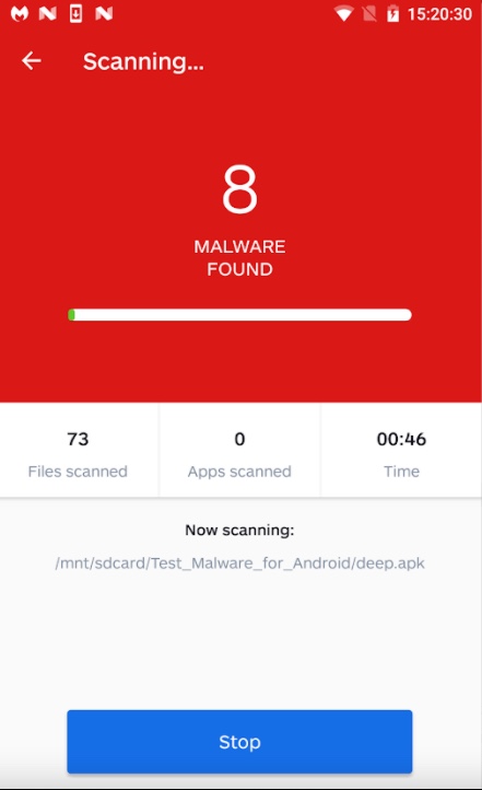 Malwarebytes antivirus app