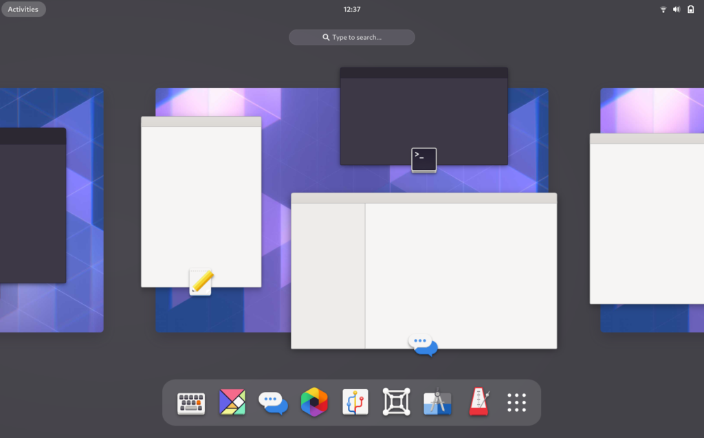 Download Gnome 40 To Turn Workspace App Grid Page Orientation To Horizontal