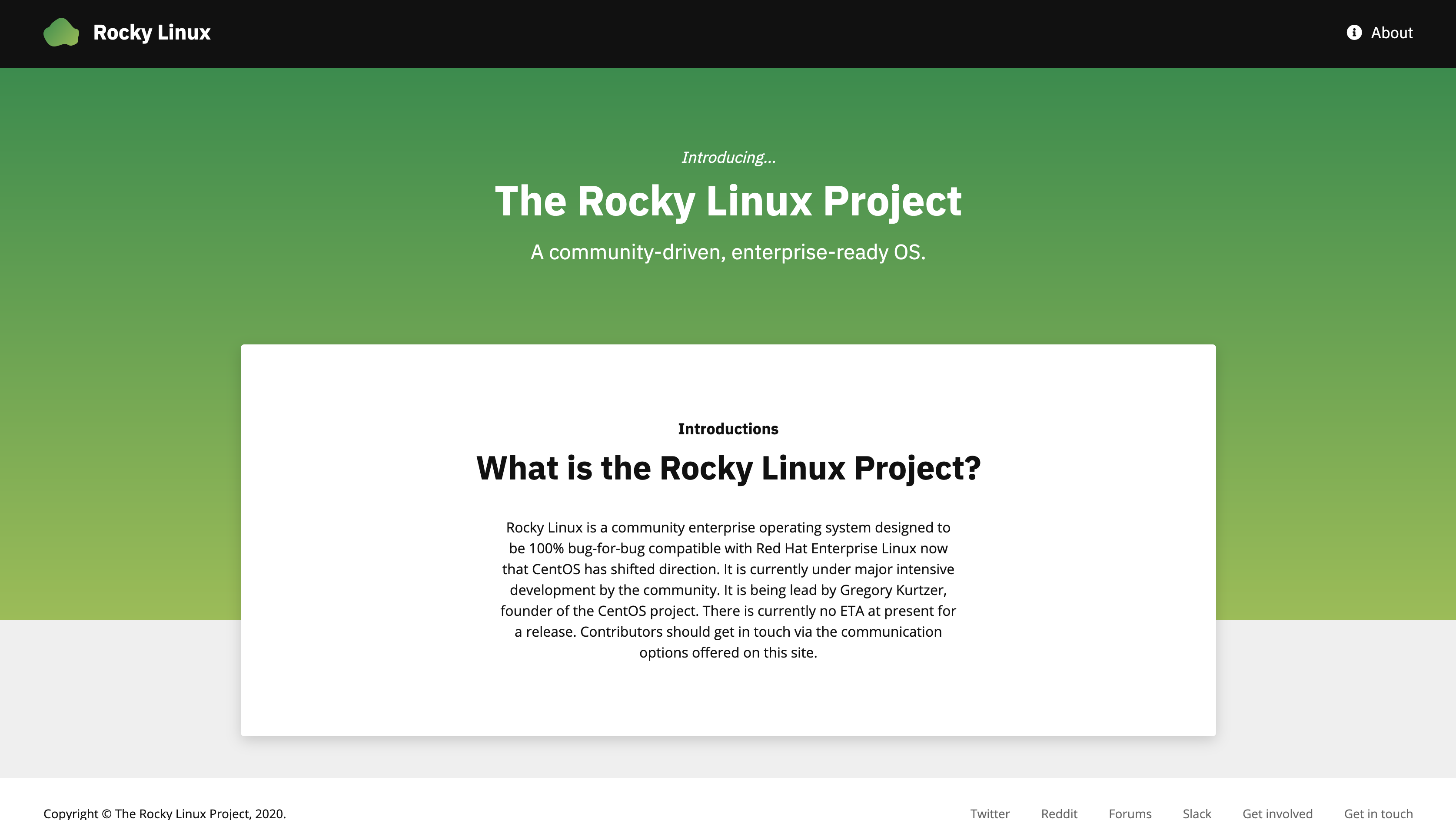 Rocky Linux Website