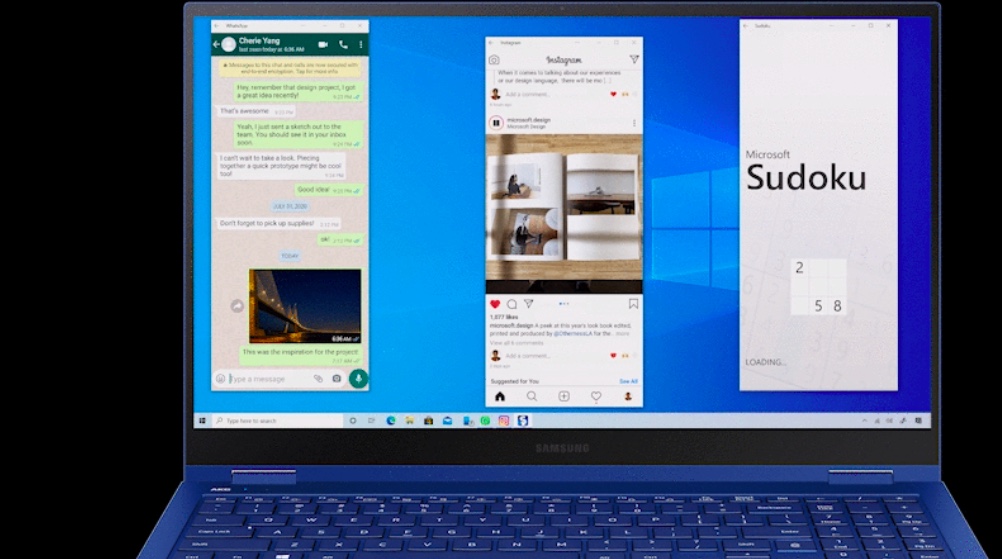 samsung link windows 10