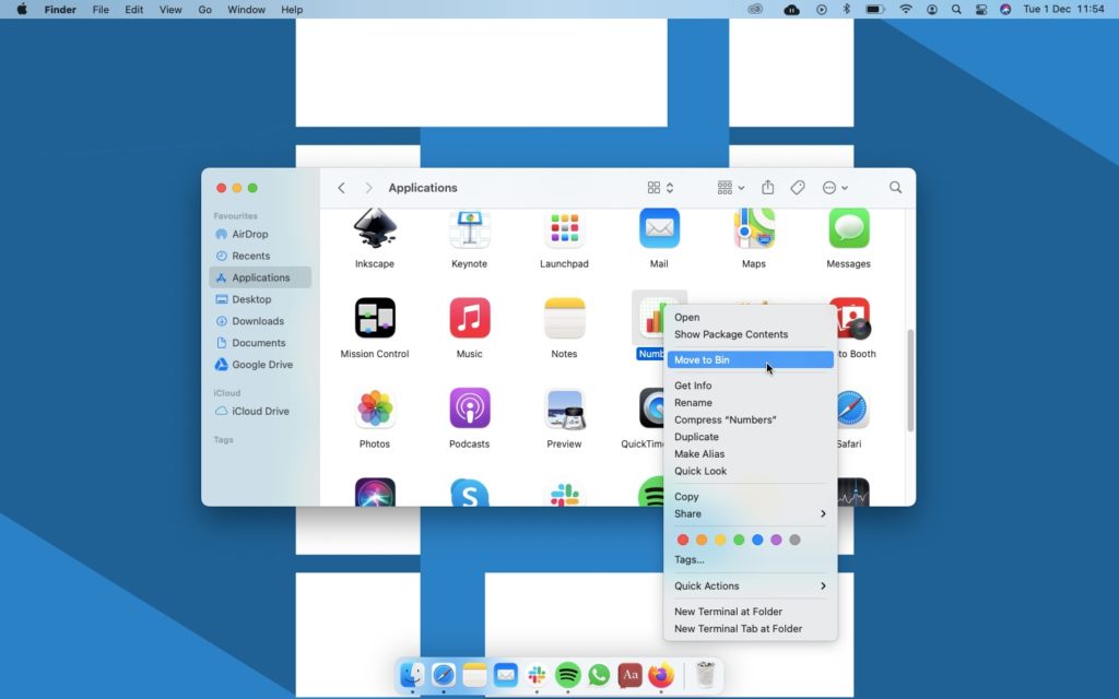 Uninstall apps on Mac using Finder- 2