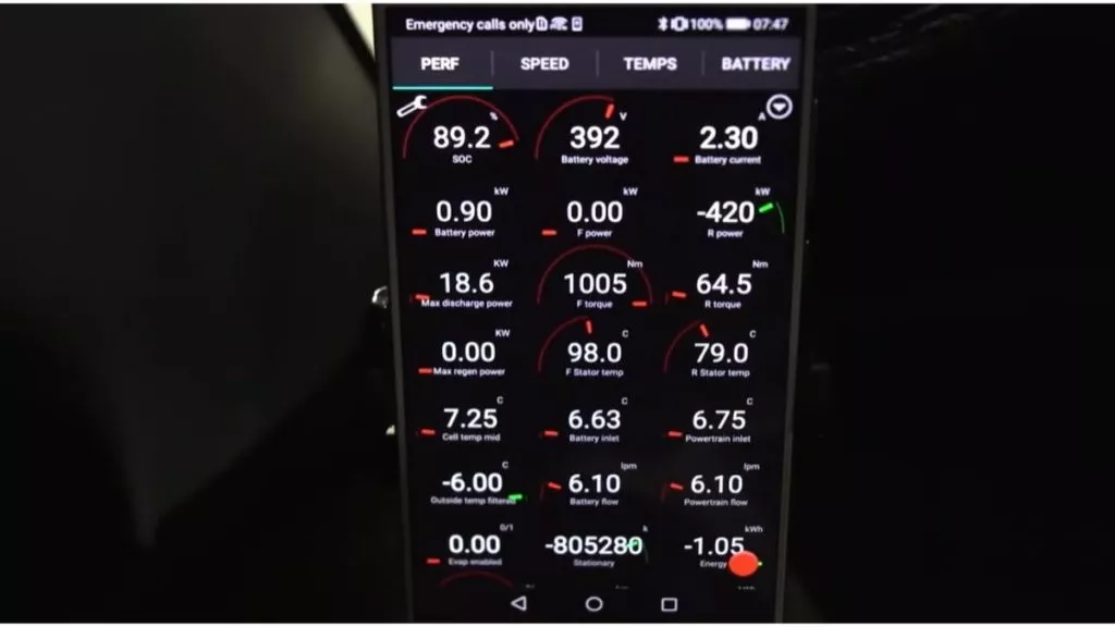 Tesla Model 3 with heat pump testing