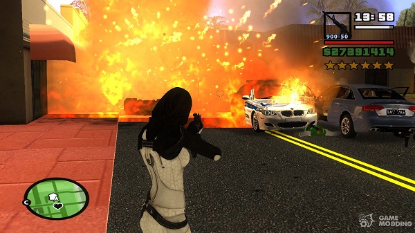 visual effects in GTA San Andreas