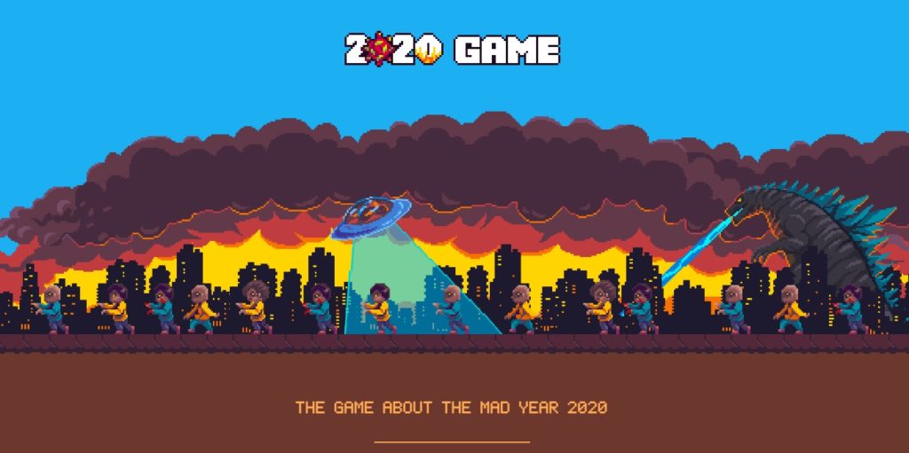 Captura de pantalla del juego de 2020 que muestra el apocalipsis zombie de 2021