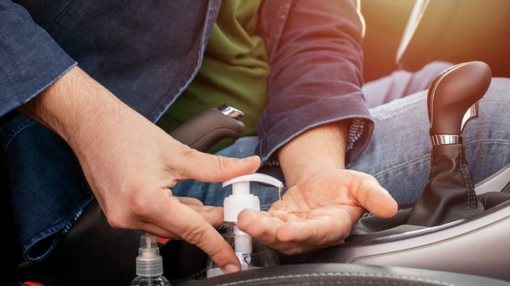 hand sanitizer for cars