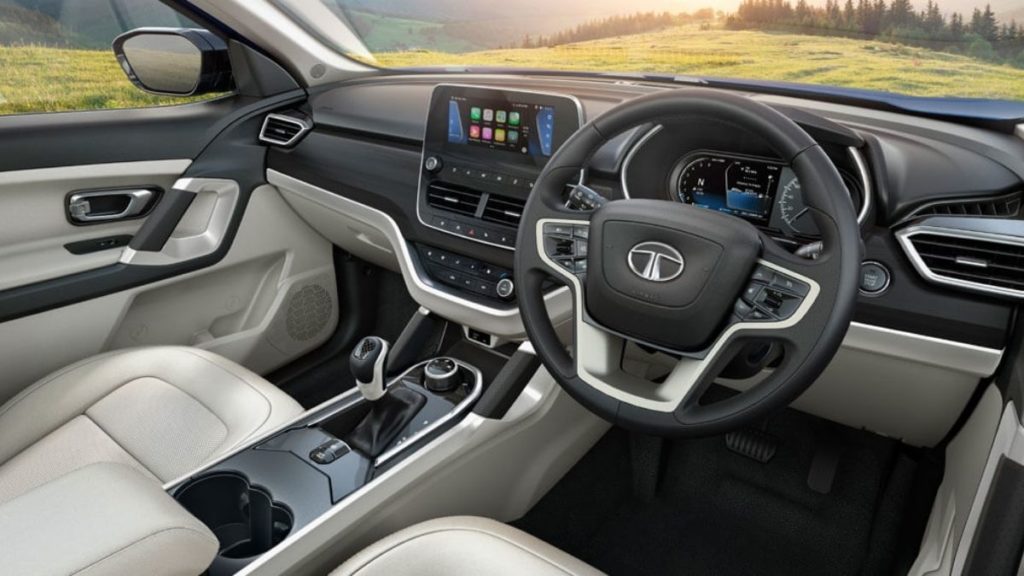 2021 tata safari interior