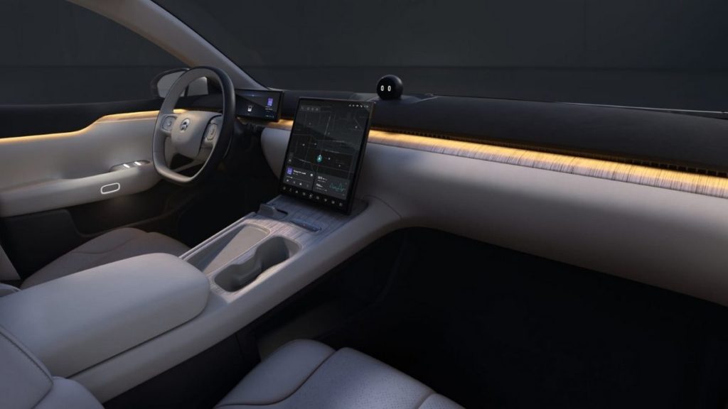 nio et7 electric sedan interior