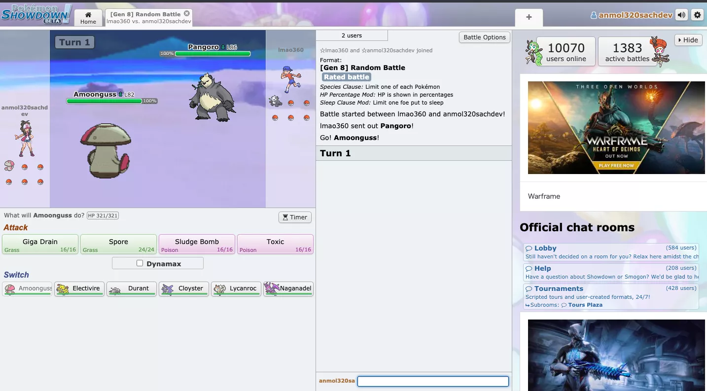 pokemon browser game
