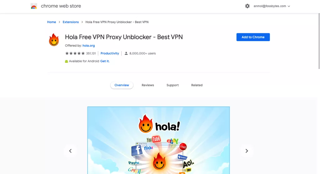 VPN Hola