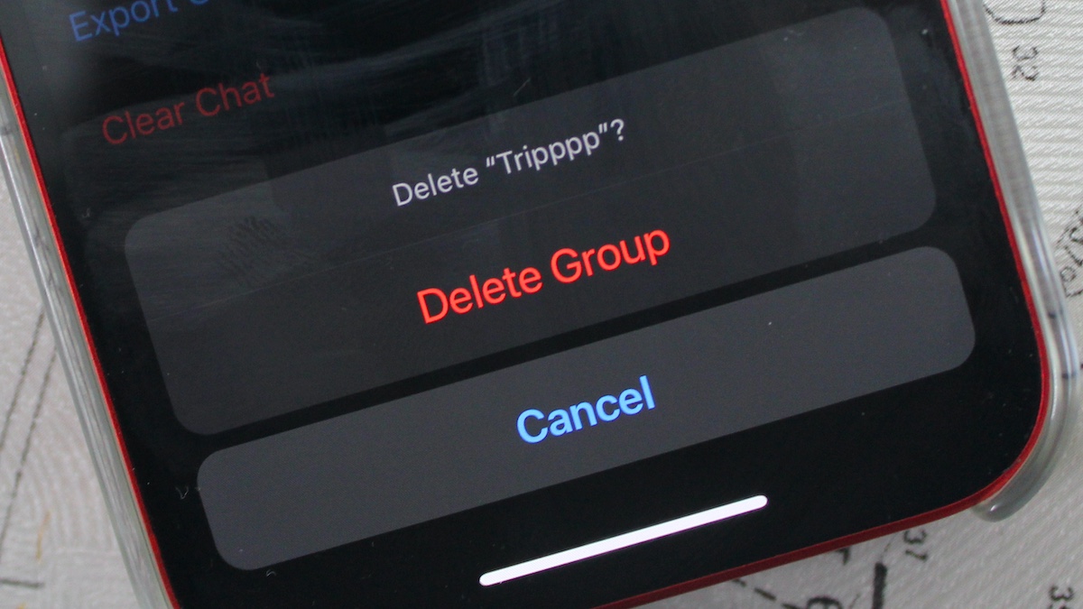 How to delete whatsapp group chat without leaving