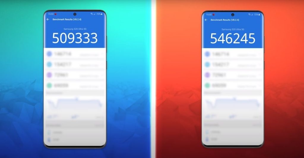 snapdragon vs exynos benchmars