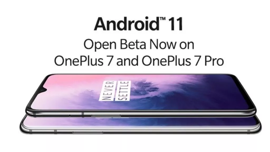 Actualización de Android 11 OnePlus 7, 7T