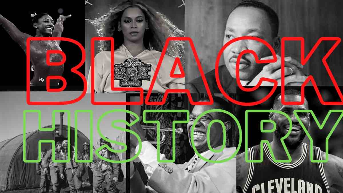 Pictures of prominent black personalities for black history month