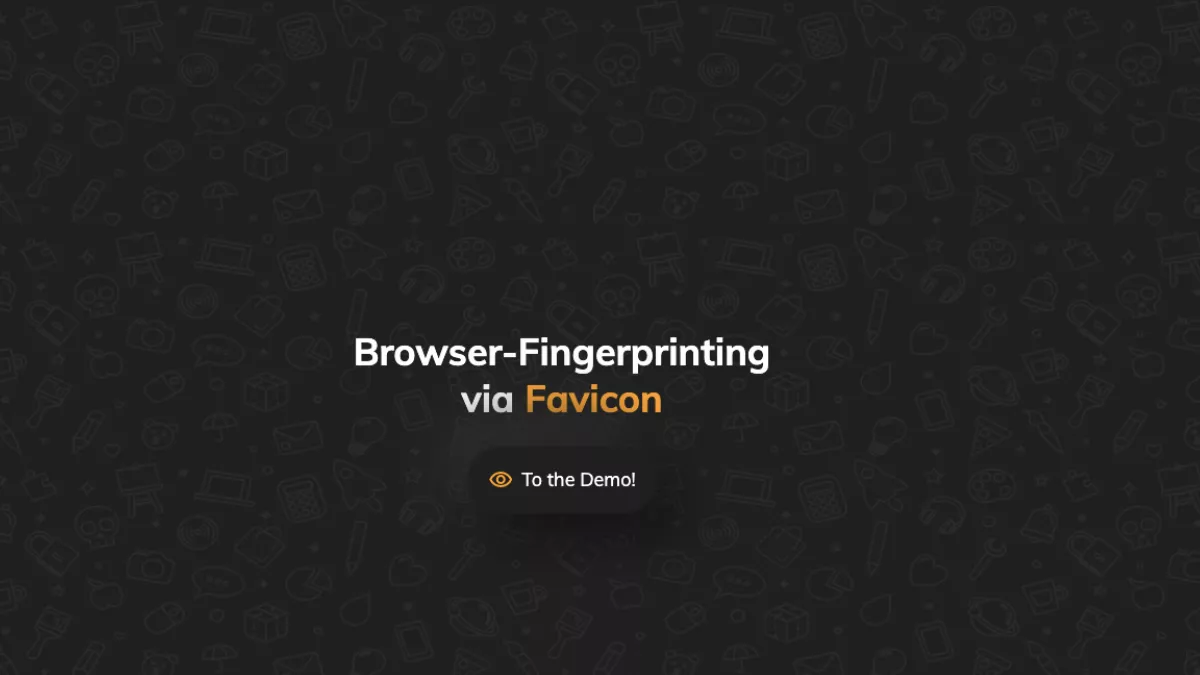 Browser favicon tracking