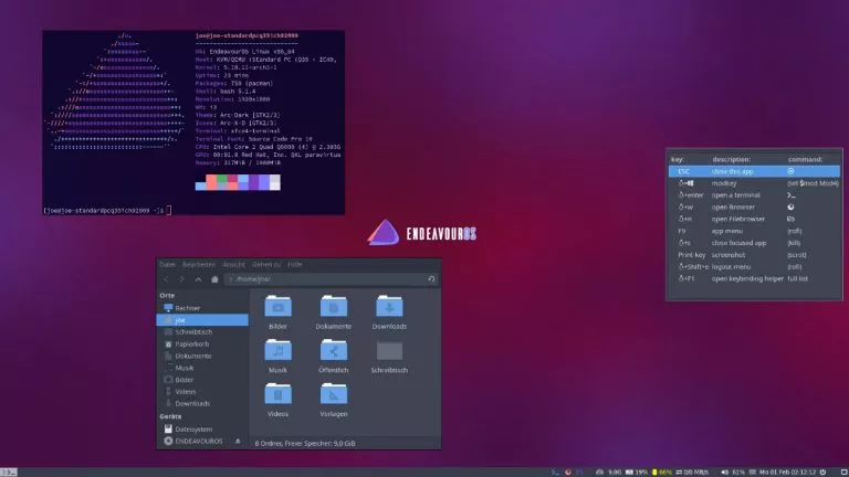 EndeavourOS 2021.02.03 Released With Xfce 4.16 For Offline Installer