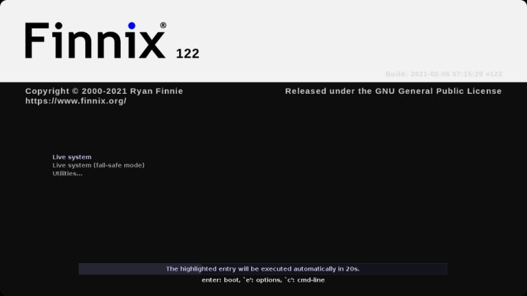 Finnix 122 Released: Linux LiveCD For System Administrators