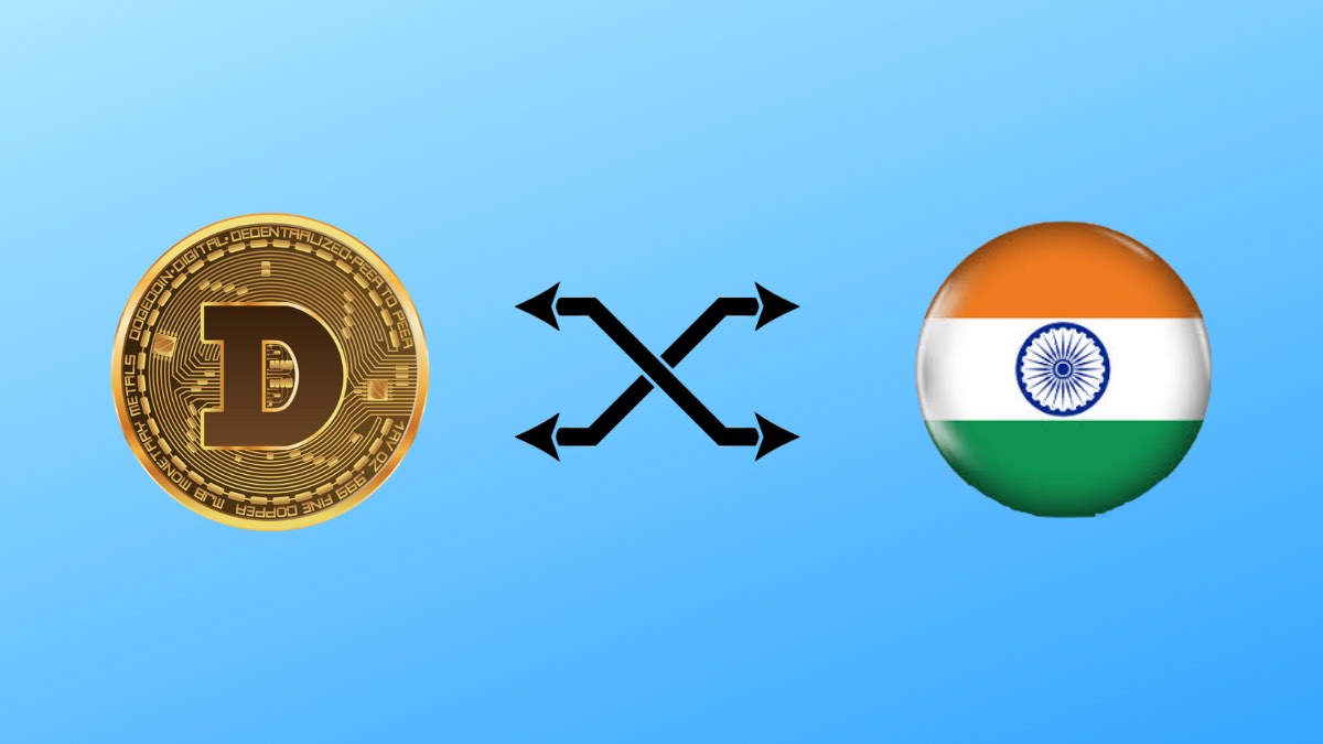 1 dogecoin price today in india