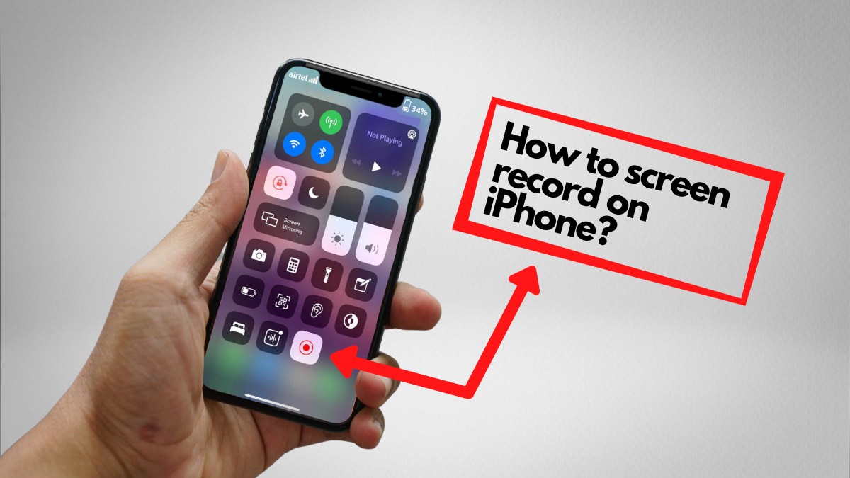 How To Record Screen On Iphone 11 With Internal External Audio