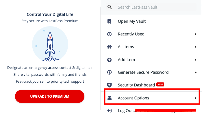 importing database from lastpass to sticky password