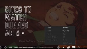 Sites To Watch English Dubbed Anime