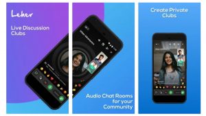 What is leher app social media
